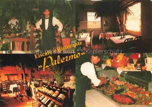 AK / Ansichtskarte Wiesenbach Baden Eiscafe Ristorante Palermo Gastraeume