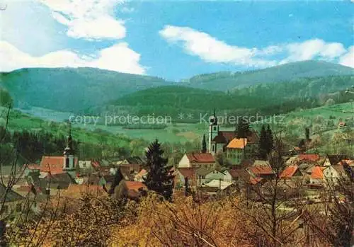 AK / Ansichtskarte Heiligkreuzsteinach Heidelberg BW Panorama Kirchen