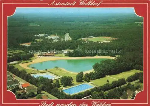 AK / Ansichtskarte Walldorf Baden Heidelberg Waldschwimmbad Freizeit und Schulzentrum