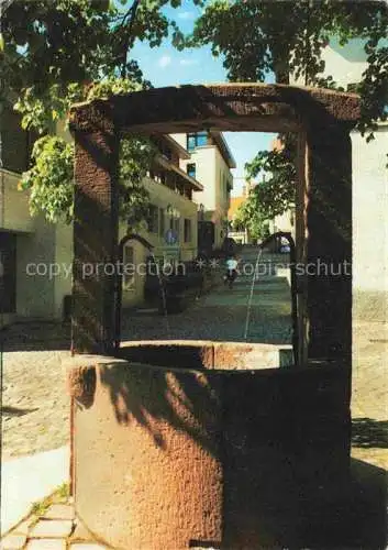 AK / Ansichtskarte Wiesloch Brunnen Gasse