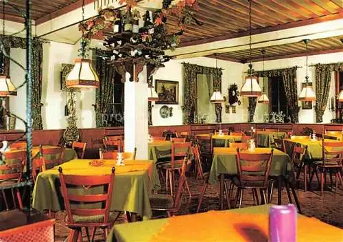 AK / Ansichtskarte Malsch Wiesloch Heidelberg Gasthof Zur Rose Gaststube