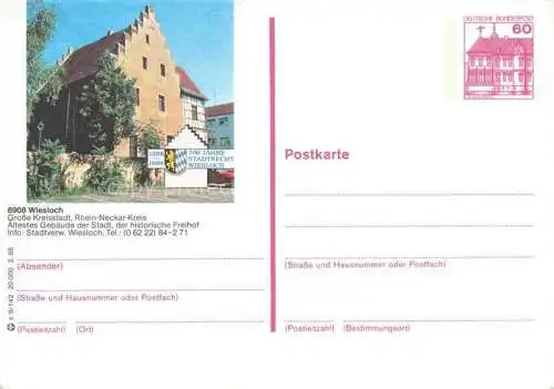 AK / Ansichtskarte Wiesloch aeltestes Gebaeude der Stadt der historische Freihof