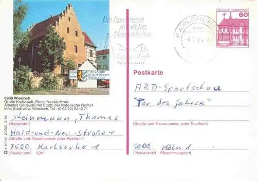 AK / Ansichtskarte Wiesloch aeltestes Gebaeude der Stadt