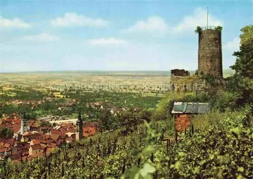 AK / Ansichtskarte Schriesheim Hotel Restaurant Strahlenburg Panorama