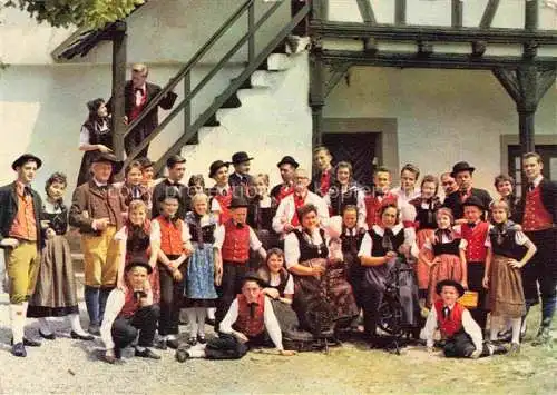 AK / Ansichtskarte Schoenau Heidelberg Odenwald Odenwaelder Trachtengruppe Steinachtal