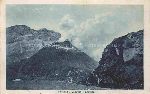 AK / Ansichtskarte NAPOLI Neapel Naples IT Vesuvio cratere