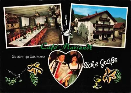 AK / Ansichtskarte Lam Oberpfalz Café Mariandl Gaststube Hausmusik