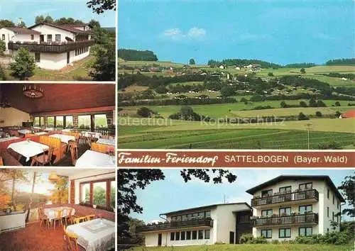 AK / Ansichtskarte Sattelbogen Panorama Familienferiendorf des Deutschen Erholungswerkes e.V.