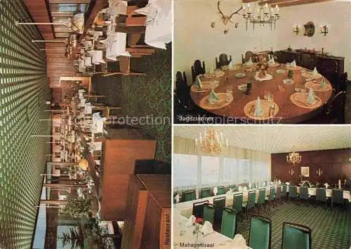 AK / Ansichtskarte Stein Nuernberg Café Restaurant Gianni Jagdzimmer Mahagonisaal