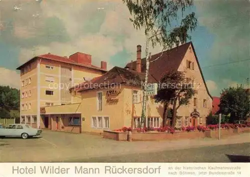 AK / Ansichtskarte Rueckersdorf Mittelfranken Hotel Wilder Mann