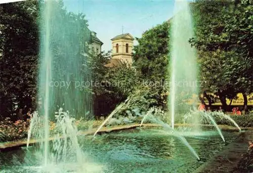 AK / Ansichtskarte FueRTH  Bayern Dr. Konrad-Adenauer-Anlage Wasserspiele