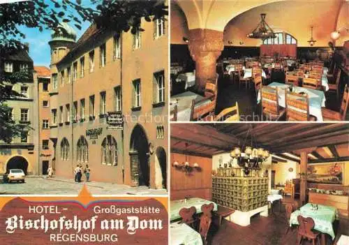 AK / Ansichtskarte REGENSBURG Hotel Gaststaette Bischofshof am Dom Gastraum