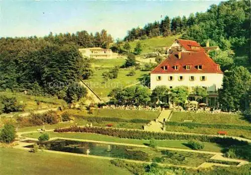 AK / Ansichtskarte Bad Abbach Hotel Waldfrieden Parkanlagen