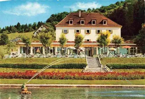 AK / Ansichtskarte Bad Abbach Haus Waldfrieden Restaurant Terrasse