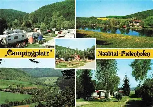 AK / Ansichtskarte Pielenhofen Campingplatz Naabtal Landschaftspanorama Partie an der Naab