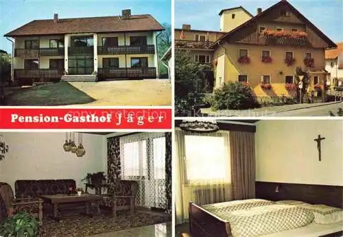 AK / Ansichtskarte Michelsneukirchen Pension Gasthof Metzgerei Jaeger Fremdenzimmer