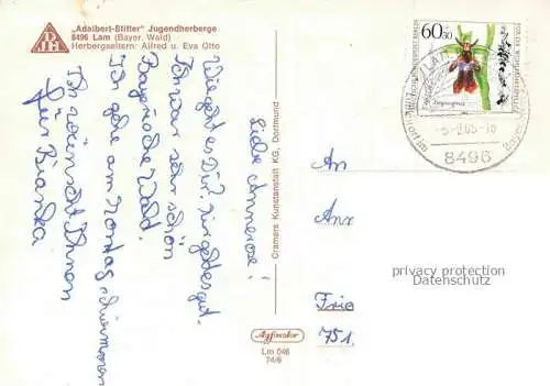 AK / Ansichtskarte Lam Oberpfalz Adalbert-Stifter Jugendherberge