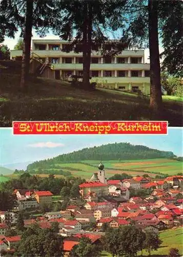 AK / Ansichtskarte Lam Oberpfalz St. Ullrich-Kneipp-Kurheim Ortsansicht mit Kirche