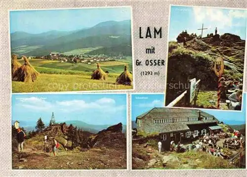AK / Ansichtskarte Lam Oberpfalz Panorama Grosser Osser Schutzhaus