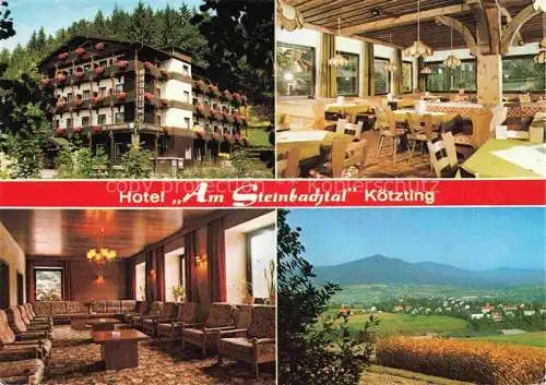 AK / Ansichtskarte Koetzting Hotel Am Steinbachtal Restaurant Panorama Bayerischer Wald