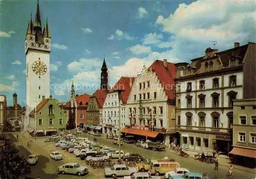 AK / Ansichtskarte Straubing Ludwigsplatz