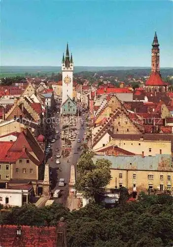 AK / Ansichtskarte Straubing Stadtpanorama