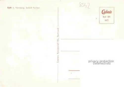 AK / Ansichtskarte Roth Nuernberg Schloss Ratibor