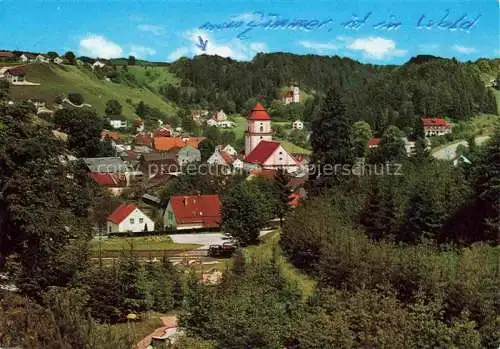 AK / Ansichtskarte Breitenbrunn Oberpfalz Neumarkt Ortsansicht mit Kirche