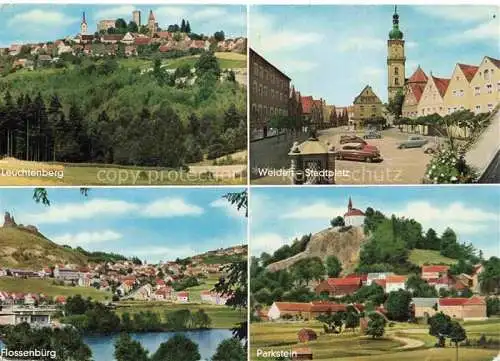 AK / Ansichtskarte Weiden  Oberpfalz und Umgebung Leuchtenberg Flossenbuerg Parkstein Stadtplatz Weiden