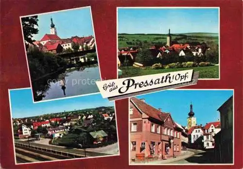 AK / Ansichtskarte Pressath Ortsansicht mit Kirche Panorama