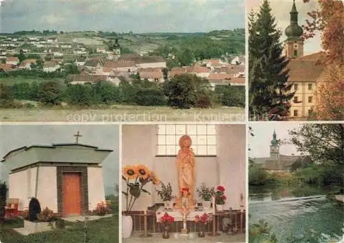 AK / Ansichtskarte Ensdorf Oberpfalz Stadtpanorama Salesianerkloster Vilspartie Muehlkapelle