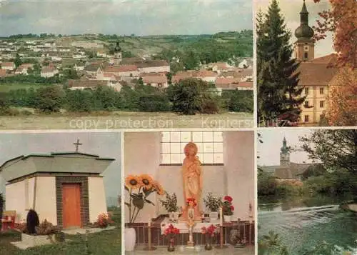 AK / Ansichtskarte Ensdorf Oberpfalz Panorama Salesianerkloster Vilspartie Muehlkapelle