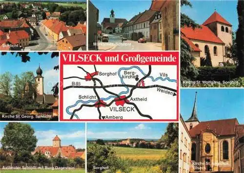 AK / Ansichtskarte Vilseck Oberpfalz und Grossgemeinde