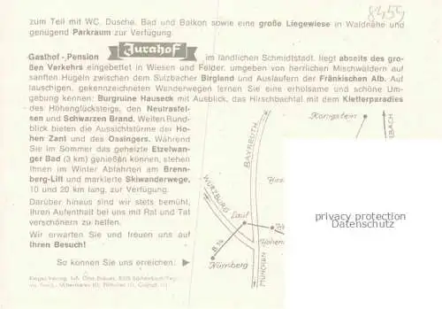 AK / Ansichtskarte Schmidtstadt Panorama Hersbrucker Alb Ruine Waldpartie Kletterwand Bergheil Wintersport Jurahof