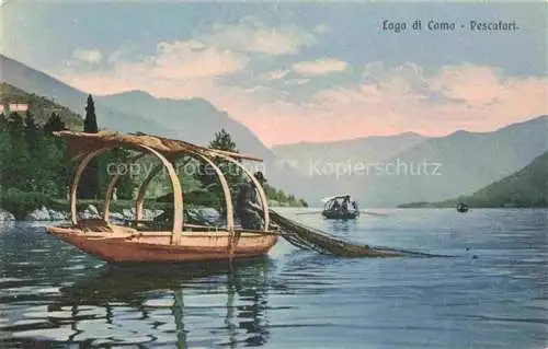 AK / Ansichtskarte COMO  Lago di Como Lombardia IT Pescatori