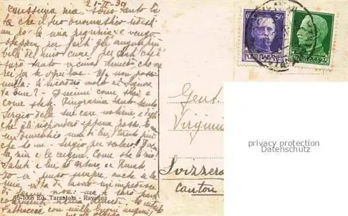 AK / Ansichtskarte RAVENNA Emilia-Romagna IT Capanna nella Pineta ove si rifugio G. Garibaldi nel 1849
