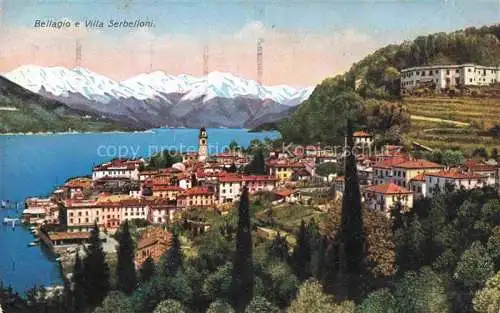 AK / Ansichtskarte Bellagio Lago di Como IT Panorama e Villa Serbelloni