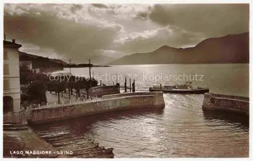 AK / Ansichtskarte Luino Lago Maggiore IT Hafen