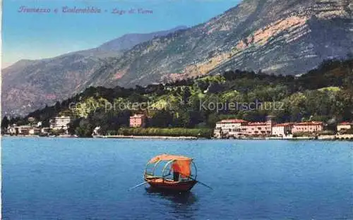 AK / Ansichtskarte Tremezzo Lago di Como Lombardia IT e Cadenabbia