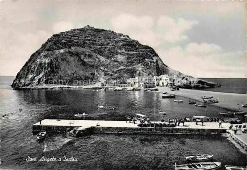 AK / Ansichtskarte Sant Angelo Ischia IT Panorama Hafen Strand