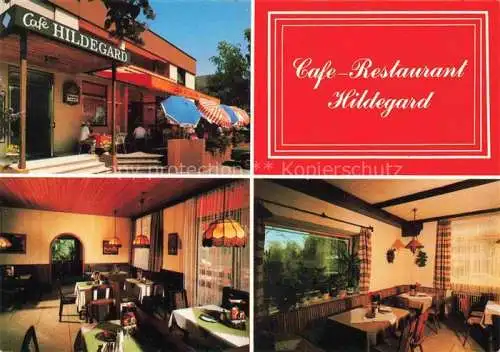 AK / Ansichtskarte BAD FuessING Café Restaurant Hildegard Gastraeume