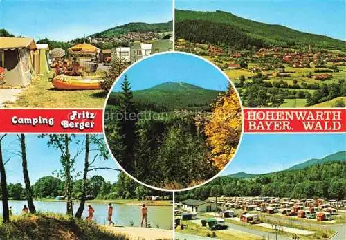 AK / Ansichtskarte Hohenwarth Koetzting Ferienzentrum Campingplatz Bayerischer Wald Badesee