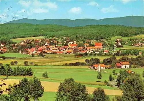 AK / Ansichtskarte Blaibach Cham Bayern Panorama Erholungsort Blick gegen Hohenbogen Bayerischer Wald