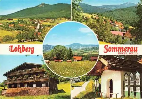 AK / Ansichtskarte Sommerau Lohberg Panorama Kapelle Bauernhaus