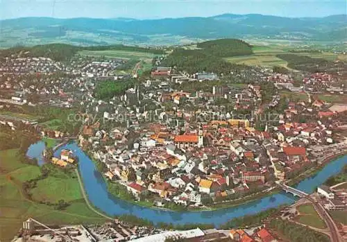 AK / Ansichtskarte Cham  Oberpfalz Fliegeraufnahme