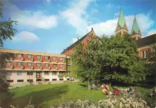 AK / Ansichtskarte Cham  Oberpfalz Haus Maria Hilf Tagungs- und Erholungshaus Garten
