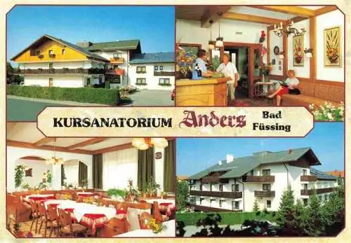 AK / Ansichtskarte BAD FuessING Kursanatorium Anders Rezeption Speisesaal