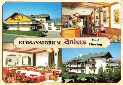AK / Ansichtskarte BAD FuessING Kursanatorium Anders Rezeption Speisesaal