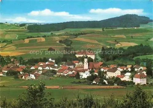 AK / Ansichtskarte Miltach Panorama Erholungsort Ansicht mit Kirche