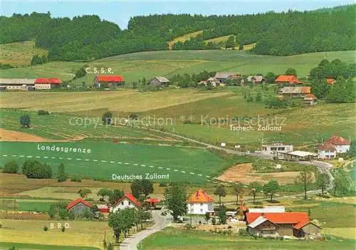 AK / Ansichtskarte Furth Wald Fuerth Wald Panorama Deutsch-Tschechische Landesgrenze Zollamt